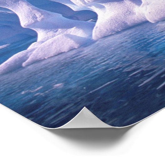 Antarctica. Antarktis Poster (Ecke)