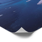 Antarctica. Antarktische Eisen 3 Poster (Ecke)