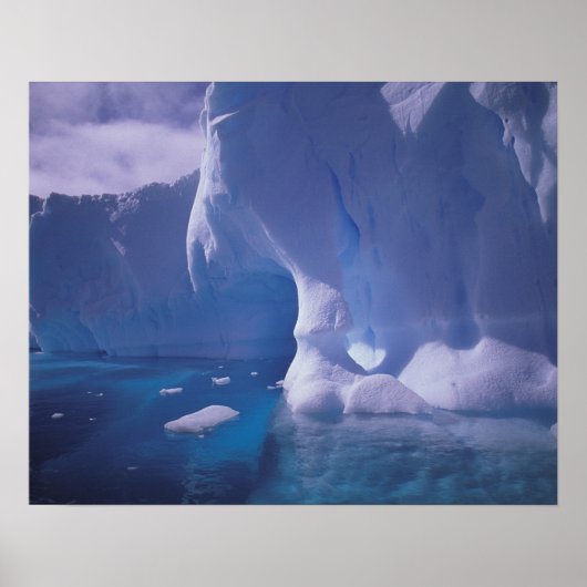 Antarctica. Antarktische Eisen 3 Poster (Vorne)