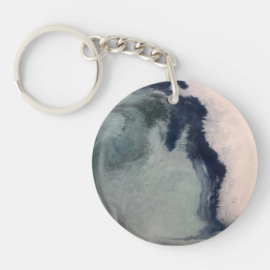 ANTARCTICA Art keyring Schlüsselanhänger (Vorderseite)
