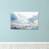 Antarctica. Brown Bluff. Lenticularwolken Leinwanddruck (Insitu (Holzboden))
