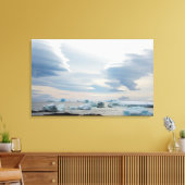 Antarctica. Brown Bluff. Lenticularwolken Leinwanddruck (Insitu (Wohnzimmer))
