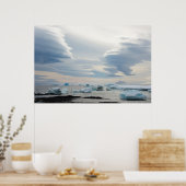 Antarctica. Brown Bluff. Lenticularwolken Poster (Küche)