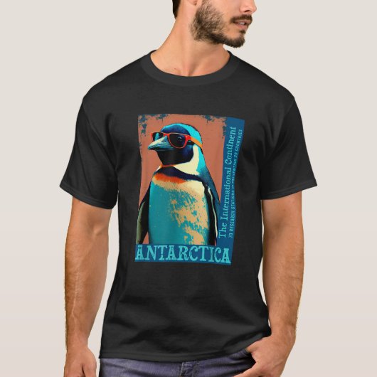 Antarctica Funny Penguin Apparel and Decor Cute Co T-Shirt (Vorderseite)