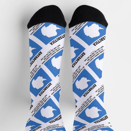 Antarctica Global Warming Climate Change Socken (Oben)