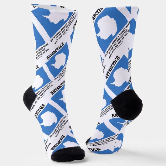 Antarctica Global Warming Climate Change Socken (Gewinkelt)