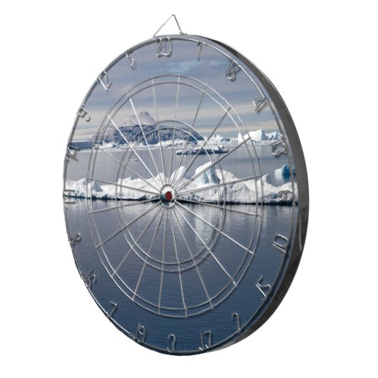 Antarctica landscape dartscheibe (Vorderseite rechts)