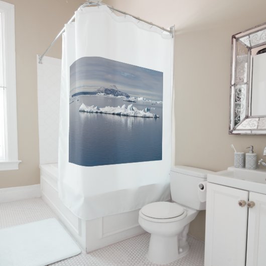 Antarctica landscape duschvorhang (Beispiel)