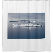 Antarctica landscape duschvorhang (Vorderseite)