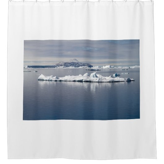 Antarctica landscape duschvorhang (Vorderseite)