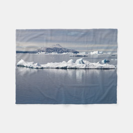 Antarctica landscape fleecedecke (Vorderseite (Horizontal))