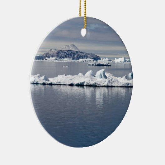 Antarctica landscape keramik ornament (Rechts)