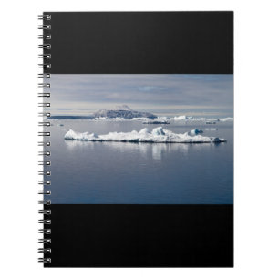 Antarctica landscape notizblock