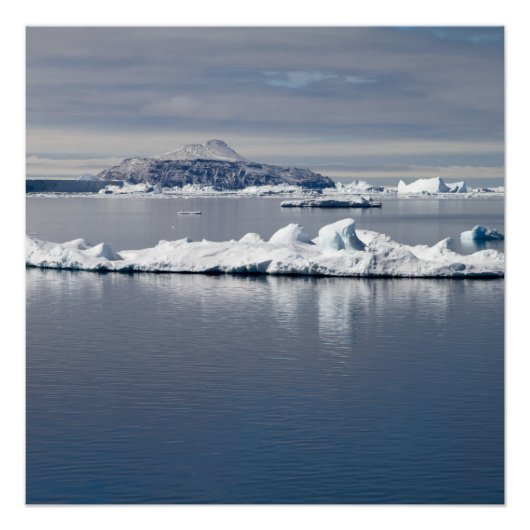Antarctica landscape poster (Vorderseite)