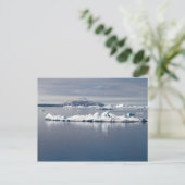 Antarctica landscape postkarte (Stehend Vorderseite)