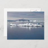 Antarctica landscape postkarte (Vorne/Hinten)