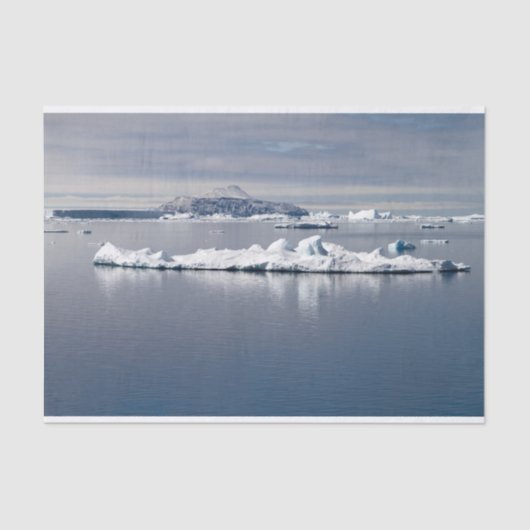 Antarctica landscape seidenpapier (Vorderseite)