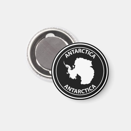 Antarctica Magnet (Vorderseite/Rückseite)