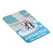Antarctica Vintage Reiseplakat Magnet (Rechte Seite)