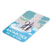 Antarctica Vintage Reiseplakat Magnet (Linke Seite)