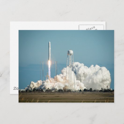 Antares Rocket Launch Postkarte (Vorne/Hinten)