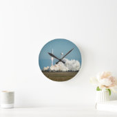 Antares Rocket Launch Runde Wanduhr (Zuhause)