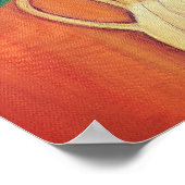 Antarium Acrylmalerei Druck Poster (Ecke)