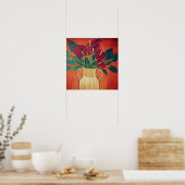 Antarium Acrylmalerei Druck Poster (Küche)