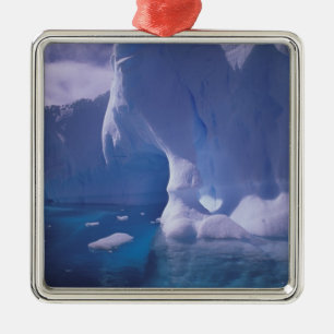 Antarktika. Antarktische Eislandschaften 3 Silbernes Ornament