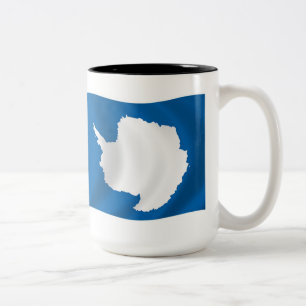 Antarktika Flagge Tasse