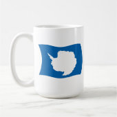 Antarktika Flagge Tasse (Links)