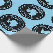 Antarktika Geschenkpapier (Ecke)