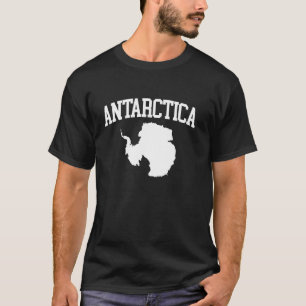 Antarktika Karte der Antarktis T-Shirt