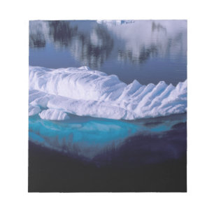 Antarktika, Paradise Bay. Eisberg in Kristall Notizblock