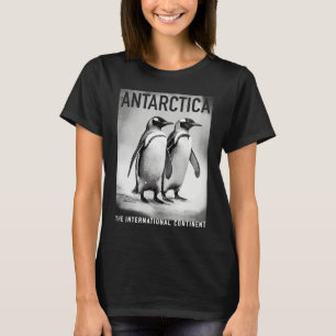 Antarktika Pinguine Der Internationale Kontinent T-Shirt
