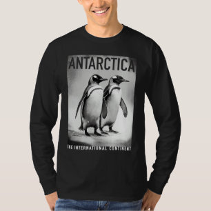 Antarktika Pinguine Der Internationale Kontinent T-Shirt