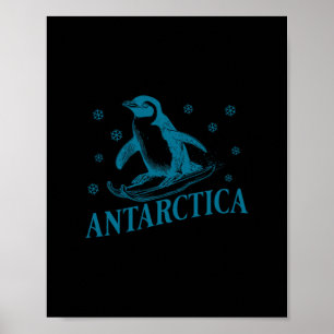 Antarktika Pinguine Souvenir - Kreuzfahrt Abenteue Poster
