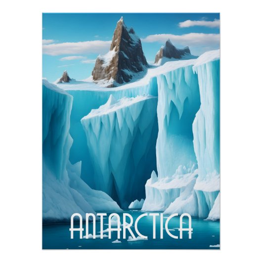 Antarktika Reise Druck (Vorderseite)