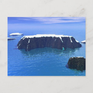 Antarktis 3000AD Postkarte