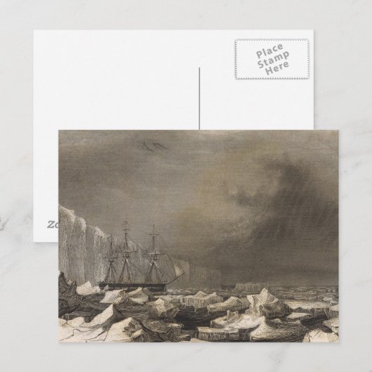 Antarktis 3 postkarte (Vorne/Hinten)