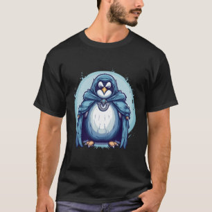 Antarktis Animal Kawaii Coon Penguin Wizard T-Shirt