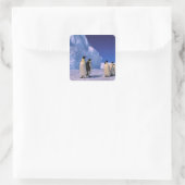 Antarktis, Australisches Antarktis-Gebiet, 7 Quadratischer Aufkleber (Tasche)