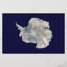 Antarktis (Blaue Marmorbildgebung der NASA) Briefpapier