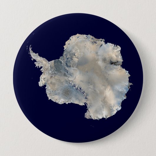 Antarktis (Blaue Marmorbildgebung der NASA) Button (Vorderseite)