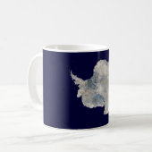 Antarktis (Blaue Marmorbildgebung der NASA) Kaffeetasse (Vorderseite Links)