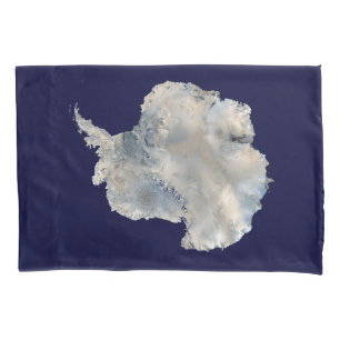 Antarktis (Blaue Marmorbildgebung der NASA) Kissenbezug