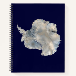 Antarktis (Blaue Marmorbildgebung der NASA) Notizblock