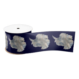 Antarktis (Blaue Marmorbildgebung der NASA) Satinband