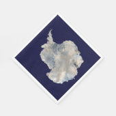 Antarktis (Blaue Marmorbildgebung der NASA) Serviette (Ecke)