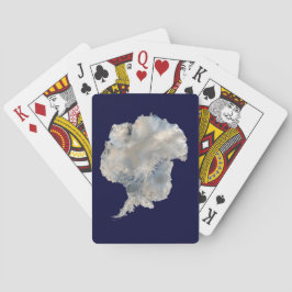 Antarktis (Blaue Marmorbildgebung der NASA) Spielkarten
